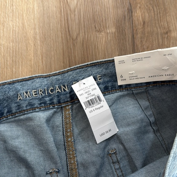 NWT American Eagle Cargo Pants Jean Joggers Size 6 - Picture 4 of 11